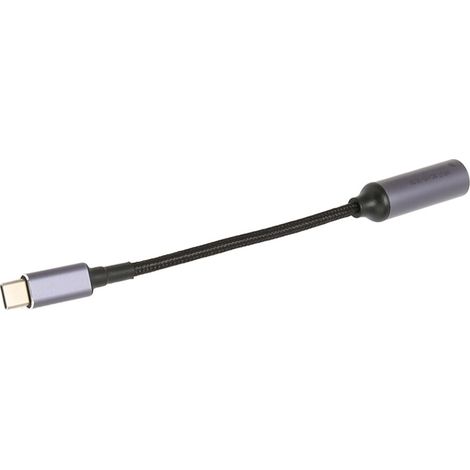 Cable de carga USB Tipo-C con chip PD DC40135 integrado, adaptador de entrada hembra a Tipo-C macho, admite una potencia de salida de 100 W, cable trenzado de nailon de alta calidad.