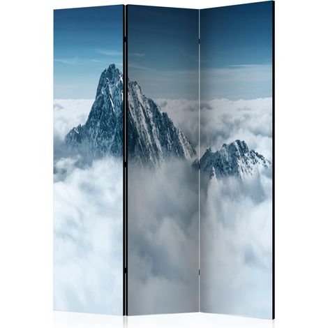 Paravento - Mountain in the clouds [Room Dividers] - 135x172 (1/4)