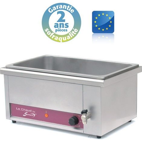 Bain-marie GN 1/1 avec vidange en largeur - Gamme CBS - 21 L - Sofraca (1/2)