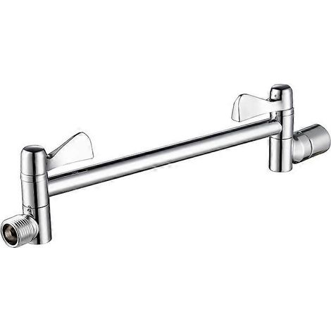 Rallonge de pommeau de douche en cuivre, barre de connexion pour salle de bain, bras de douche réglable, support de pommeau de douche à jet supérieur, accessoires (1/5)