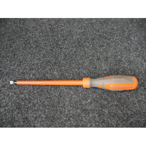 Tournevis plat 6.5x150mm isolé 1000V manche bi-matière lame non-decolletée IS18ND (1/2)