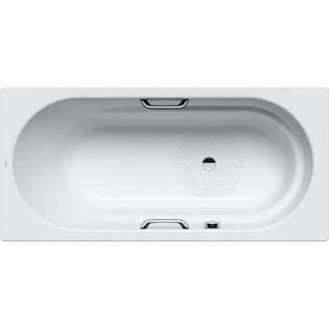 Kaldewei Ambiente - Bañera Vaio Star 961, 170x80 cm, efecto perla, antideslizante, agujeros para asas, blanca 234130003001 (1/2)