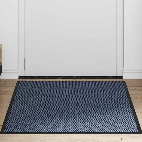 Paillasson，Tapis d'entrée bleu 90x150 cm CFW956674 (1/5)