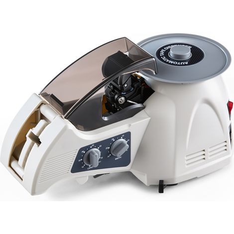 VEVOR Dispensador de Cinta Automático 10-60 mm Máquina Cortadora de Cinta, con Ancho de 5-25 mm, Cuchilla de Acero y Disco Giratorio para Acceso Simultáneo, Empaque, Regalos, Cables, Bolsas y Ramos (1/5)