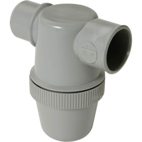 Nicoll – Siphon de lavabo horizontal 32 – Entrée 32mm – PVC résistant – Pour installations sanitaires professionnelles