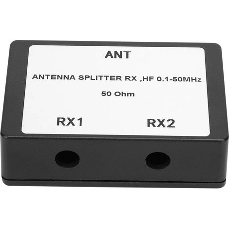 1–50 MHz RX HF-Antennensplitter, 50-Ohm-Kabelsignalsplitter, 3,2 dB verlustarmer BNC-Anschluss (1/5)