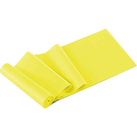 Bande élastique de yoga en TPE, élastique de résistance pour le yoga et la rééducation - Élastique jaune en caoutchouc, taille unique (1/5)