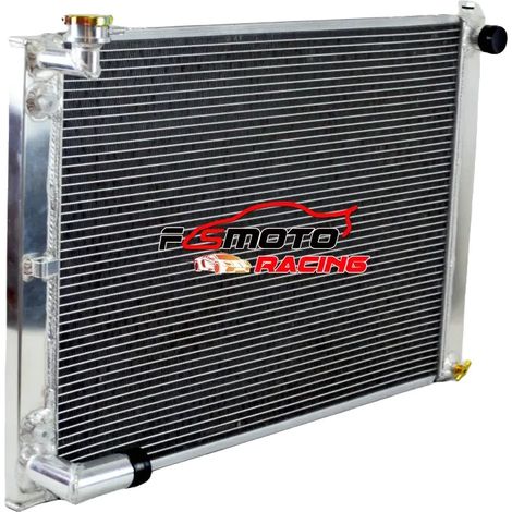 Radiador para coche, aluminio, tamaño del núcleo 670 x 488 x 16 mm, compatible con LEXUS RX330 MCU38, diseñado para instalación manual, rendimiento de refrigeración mejorado. (1/5)