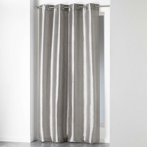 Verdunkelungsvorhang SILK SHANA, 140 x 240 cm, braun