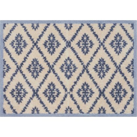 FLOORNOVO Schmutzfangmatte Natur Schmutzfang - 85 cm x 60 cm - Kümmelton - waschbare Fußmatte Innen und übderdachte Außenbereiche (1/3)
