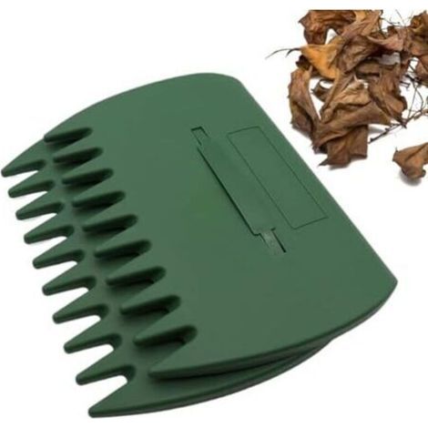 Pince de ramassage de feuilles, ramasse-feuilles, râteau à main, accessoire de jardinage ergonomique, outil de jardinage pour l'automne, l'extérieur, la piscine, la pelouse, les fleurs (1/5)