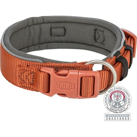 Trixie Premium Hundehalsband XS/S Orange Gepolstert