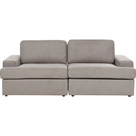 Sofa 3-Sitzer ALLA Stoff Taupe
