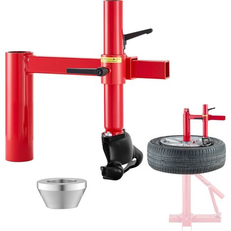 Tête de Canard du Démonte Pneu avec Cône Argenté, Tête Opérante pour Changeur de Pneu pour Pneumatique 406-533 mm, Adaptateur Outil de Montage et de Démontage pour Voitures SUV Camions Quads (1/5)