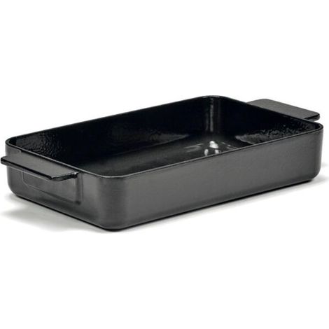 SERAX Coupelle de four L Surface Black, hauteur 60 mm, longueur 380 mm, largeur 200 mm (1/3)