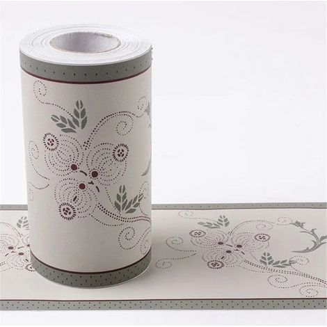 Frises Papier Peint taches brunes 10x1000CM, moulure murale autocollante, adhésif PVC pour plinthe. - T - Taches Brunes 10 x 1000 cm (1/4)
