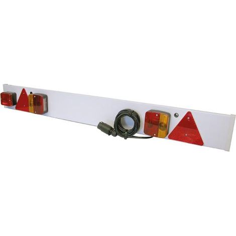 RAMPE D'ECLAIRAGE ARRIERE 120X14CM 7 BROCHES 12V