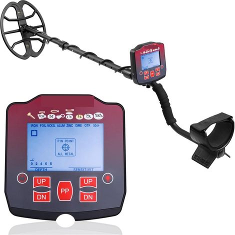 Détecteur de métaux pour adultes Détecteur de métaux souterrain TC-400 détecteurs d'or détecteur de chasseur de trésor Circuit Metales haute sensibilité étanche Étanche professionnelle améliorée de pl (1/5)
