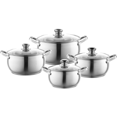 Juego de utensilios de cocina de acero inoxidable Florina Miron, 8 piezas (1/5)