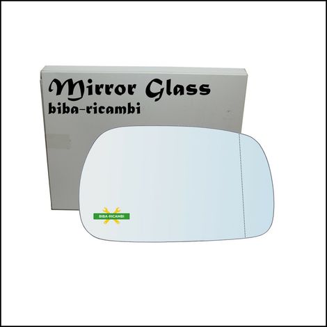 Vetro specchio adesivo asferico lato passeggero per toyota corolla verso 04-09 (1/4)