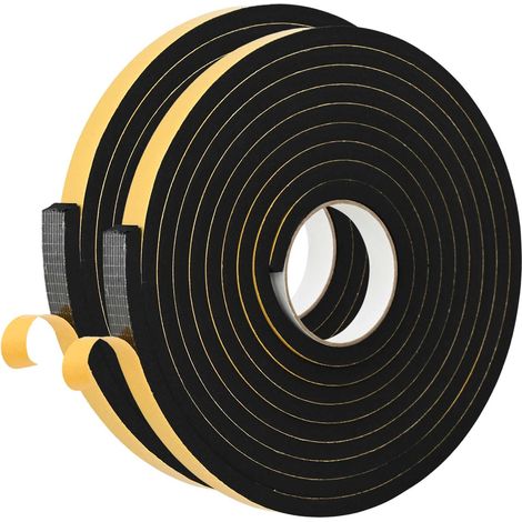 vidaXL Ruban adhésif en mousse 2 pc Noir 20mm x 5m Mousse CR