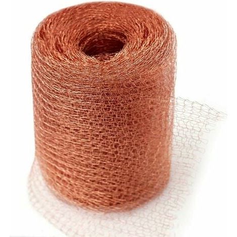Grillage Anti Rongeur de Haute Qualité, 100% Cuivre Anti Limace Escargot Souris Rat Oiseaux Nematodes Ferramol, Filet de Cuivre Tricot pour l'intérieur, Le Jardin(6 Mètres) (1/5)