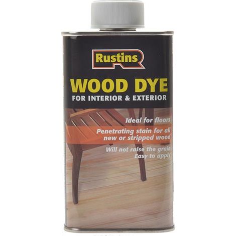 Rustins Walnut Wood Dye - 1 Litre - High-Quality Finish for Wood Staining
