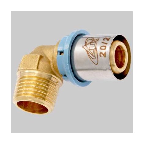RACCORDO A GOMITO MASCHIO DELT ALL  26 x 3/4     UNIDELTA