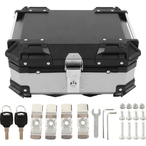 Coffre à bagages de moto avec Base et doublure amovibles, grande capacité de 28l, résistant aux chocs, remplacement pour Suzuki (1/5)
