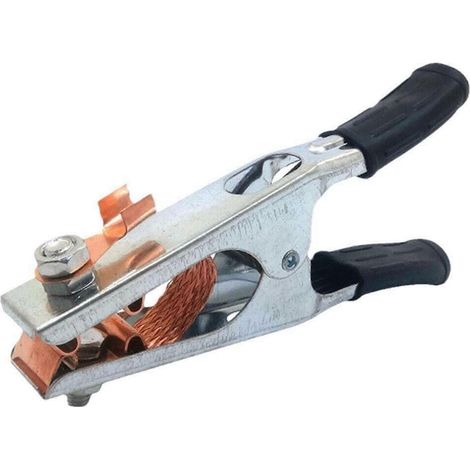 Pince de masse en cuivre de qualité supérieure avec traitement de galvanoplastie - Courant nominal de 500 A - Accessoire de soudage fiable et durable - FFY (1/4)