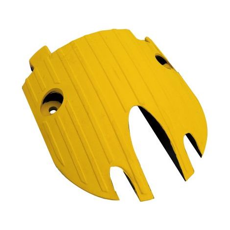Protège câble RS PRO, Ø interne: 1 x 45mm, long. 210mm, Caoutchouc Jaune ( Prix pour 1 )