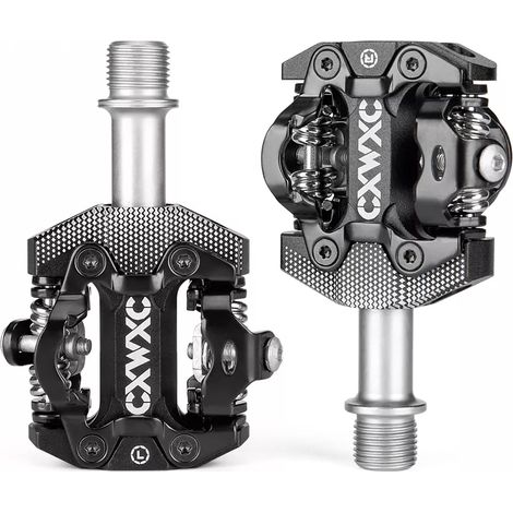 Pédales automatiques SPD + cales premium ultralégères de 358 g (1/5)