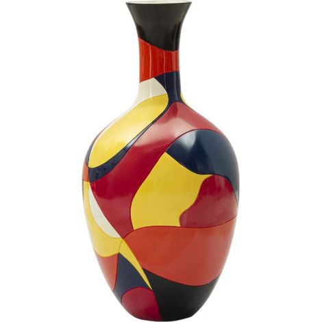 Vase Déco en Résine "Rubic" 59cm Multicolore