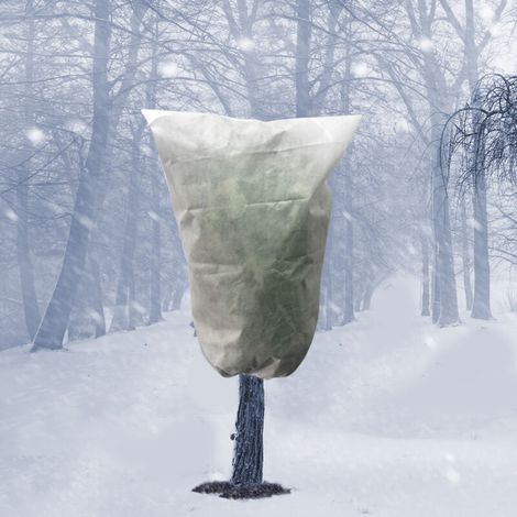 3 Bâche de protection contre le gel et le froid pour plantes non-tissé jardin bâche pour pépinière sac d'arbre blanc 120180cm (1/5)
