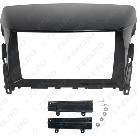 Compatible with Mitsubishi Eclipse 2018-2019: modification frame for large Android screen with integrated navigation and 9-inch audio-visual panel. (1/5)