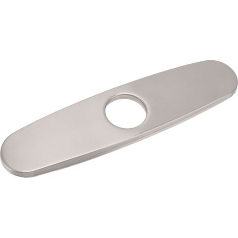 Abdeckung für Spülbeckenloch, Abdeckung für Spülbeckenarmaturloch, Brückenplatte aus gebürstetem Edelstahl 304, Bodenplatte, Abdeckung für Spülbeckenarmatur