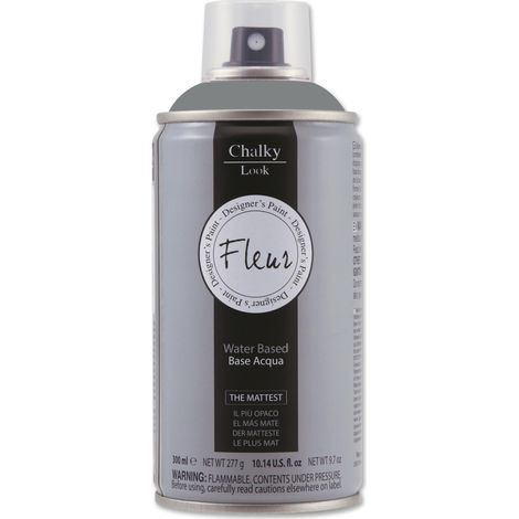 Fleur Chalky Look Spray Colore Opaco Gessoso Shabby per Legno Metallo Muro - Colore: Smoky