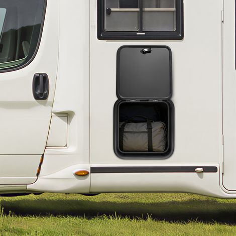 18×18-Zoll-Wohnmobil-Zugangstür Aluminiumlegierung Wohnmobil-Luken Gepäcktür (1/5)