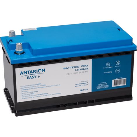 Batterie Lithium 150ah Bluetooth Lithium 150ah, Bluetooth, Antarion Easy+ - Antarion Easy +