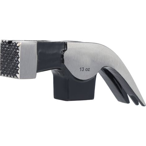 13oz Marteau à double fourche de charpentier à tête coudée pour outils de menuiserie domestique (1/5)