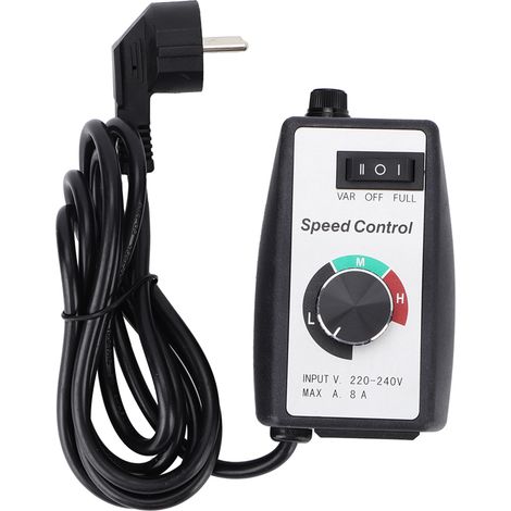 Universeller elektronischer Drehzahlregler für Motoren, Ventilatoren und Gebläse 230 V EU