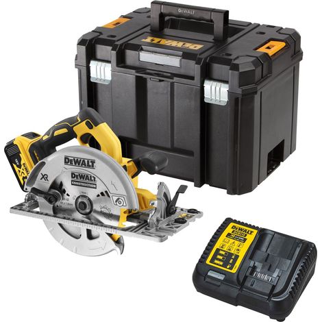 Dewalt DCS572P1 18v XR Brushless 184mm Circular Saw Guide Rail Base - 1 x5.0ah (1/4)