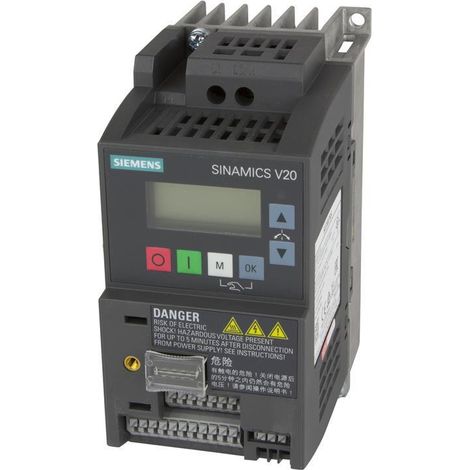 Variador de frecuencia Siemens Sinamics V20 0,75 kW