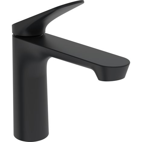 HANSA HA Miscelatore monocomando lavabo HANSAGENESIS ECO 3740 - Sporg. 135 mm nero opaco, 3740226333006