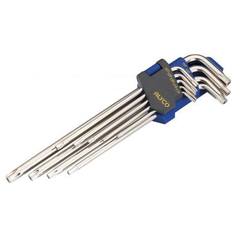 JUEGO 9 LLAVE ACODADA TORX INV EXTRALARG (1/5)