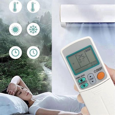 Télécommande de remplacement A/C ARC433A46 pour climatiseur-- (1/5)
