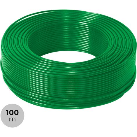 Cavo 1x2x1 Schermato Impianti Bus Speciali Matassa Bobina Verde 100 Metri 100mt