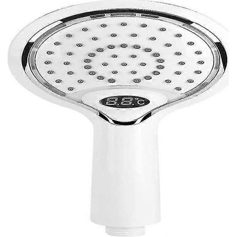 Pommeau de douche LED - Douchette avec affichage numérique de la température (3 couleurs LED) (1/3)