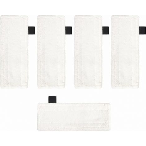 5Pcs Microfiber Pads Compatible with Karcher EasyFix SC2 SC3 SC4 SC5 Steam Cleaners, Steam Mop Replacement Pads, Cleaning Accessories (1/5)
