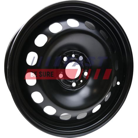 Jante en acier rapide FT92802 noire (1/3)